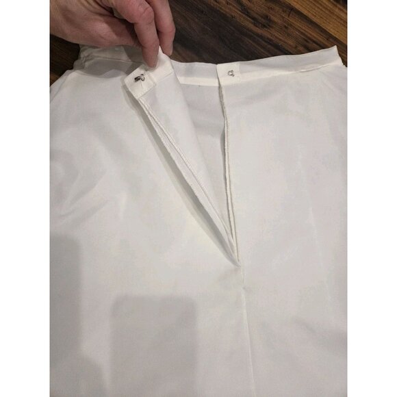 White Lace Petticoat Tulle Underskirt Side Closure 26” Waist Small - Picture 8 of 10